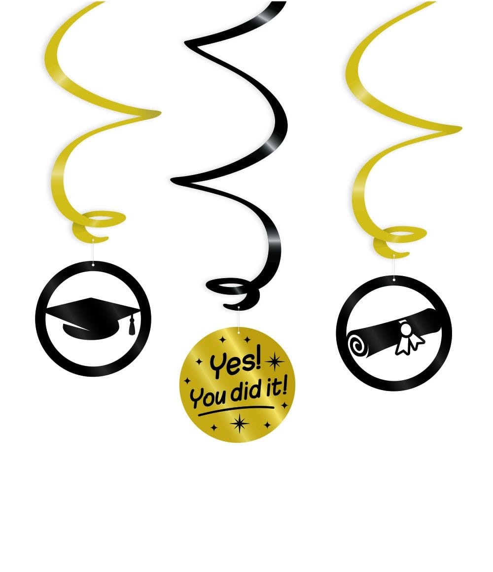 Hangdecoratie Yes You Dit It Geslaagd! 3ST