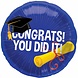 Folat Folieballon Geslaagd Congrats You Did It! ⌀45CM Folat Folieballon Geslaagd Congrats You Did It! ⌀45CM