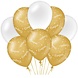 Paperdreams Ballonnen Congrats Goud | Wit 30CM (8ST) Paperdreams Ballonnen Congrats Goud | Wit 30CM (8ST)