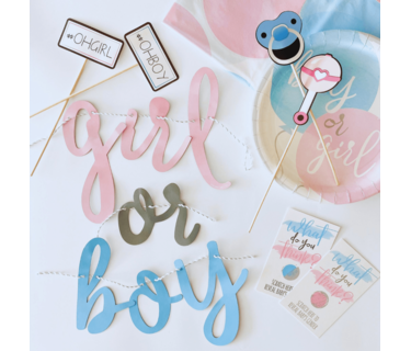 Gender Reveal Party Versiering