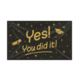 Paperdreams XXL Gevelvlag Geslaagd Yes You Did It! 150cm x 90cm Paperdreams XXL Gevelvlag Geslaagd Yes You Did It! 150cm x 90cm