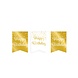 Paperdreams Slinger Happy Birthday Goud | Wit 6M Paperdreams Slinger Happy Birthday Goud | Wit 6M
