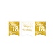 Paperdreams Slinger 18 Jaar Goud | Wit 6M Paperdreams Slinger 18 Jaar Goud | Wit 6M