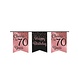 Paperdreams Slinger 70 Jaar Roze | Zwart 6M Paperdreams Slinger 70 Jaar Roze | Zwart 6M