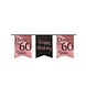 Paperdreams Slinger 60 Jaar Roze | Zwart 6M Paperdreams Slinger 60 Jaar Roze | Zwart 6M