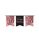 Paperdreams Slinger 16 Jaar Roze | Zwart 6M Paperdreams Slinger 16 Jaar Roze | Zwart 6M