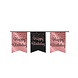 Paperdreams Slinger Happy Birthday Roze | Zwart 6M Paperdreams Slinger Happy Birthday Roze | Zwart 6M