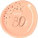 Paperdreams Feestbordjes Elegant Blush 80 Jaar 23CM (8ST) Paperdreams Feestbordjes Elegant Blush 80 Jaar 23CM (8ST)