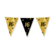 Paperdreams Vlaggenlijn 16 Jaar Classy Zwart | Goud 10M Paperdreams Vlaggenlijn 16 Jaar Classy Zwart | Goud 10M