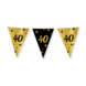 Paperdreams Vlaggenlijn 40 Jaar Classy Zwart | Goud 10M Paperdreams Vlaggenlijn 40 Jaar Classy Zwart | Goud 10M