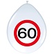 Folat Ballonnen 60 Jaar Verkeersbord 30CM (8ST) Folat Ballonnen 60 Jaar Verkeersbord 30CM (8ST)