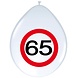 Folat Ballonnen 65 Jaar Verkeersbord 30CM (8ST) Folat Ballonnen 65 Jaar Verkeersbord 30CM (8ST)