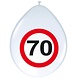 Folat Ballonnen 70 Jaar Verkeersbord ⌀30CM (8ST) Folat Ballonnen 70 Jaar Verkeersbord ⌀30CM (8ST)