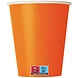 Unique Wegwerp Bekertjes Oranje 266ML (8ST) Unique Wegwerp Bekertjes Oranje 266ML (8ST)