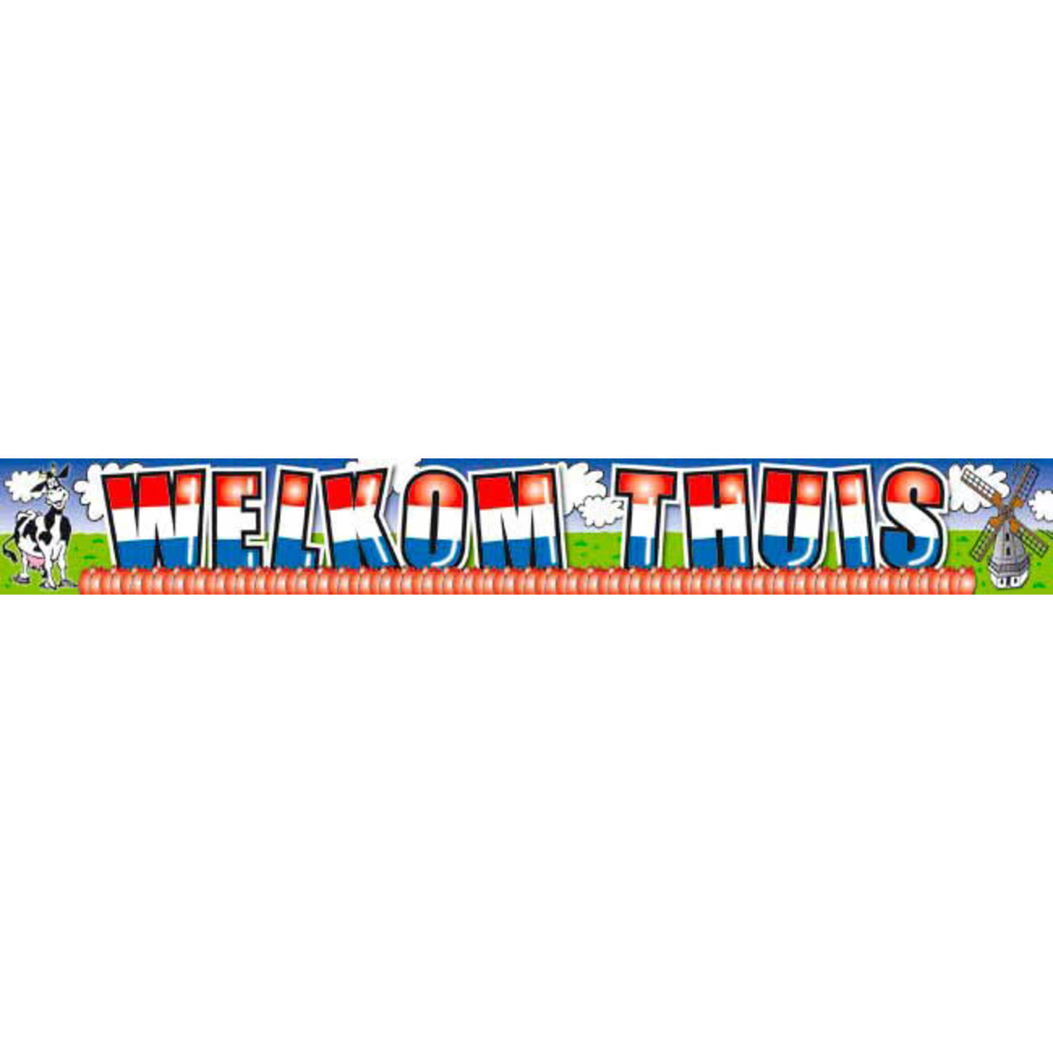 Folie Banner Welkom Thuis Nederland 5M