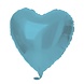 Folat Folieballon Hartvormig Pastel Blauw Metallic Mat 45CM Folat Folieballon Hartvormig Pastel Blauw Metallic Mat 45CM