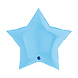 Grabo Balloons IT Folieballon Ster Mat Baby Blauw 46CM Grabo Balloons IT Folieballon Ster Mat Baby Blauw 46CM