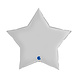 Grabo Balloons IT Folieballon Stervormig Satijn Wit 45CM Grabo Balloons IT Folieballon Stervormig Satijn Wit 45CM