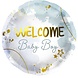 Folat Folieballon Welcome Baby Boy Blauw 45CM Folat Folieballon Welcome Baby Boy Blauw 45CM