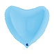 Grabo Balloons IT Folieballon Hart Mat Baby Blauw 46CM Grabo Balloons IT Folieballon Hart Mat Baby Blauw 46CM