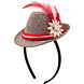 Folat Oktoberfest Tiara Mini Trilby Hoed Rood Folat Oktoberfest Tiara Mini Trilby Hoed Rood