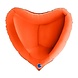 Grabo Balloons IT Folie Ballon Hart Oranje 45CM Grabo Balloons IT Folie Ballon Hart Oranje 45CM