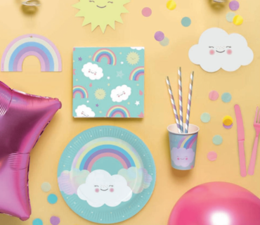 Een magisch kinderfeestje tot ver over de regenboog!