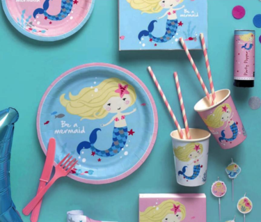 Een zeemeerminnen feestje in pastel kleuren!