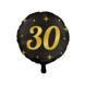 Paperdreams Folieballon 30 Jaar Zwart | Goud 46CM Paperdreams Folieballon 30 Jaar Zwart | Goud 46CM