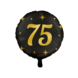 Paperdreams Folieballon 75 Jaar Zwart | Goud 46CM Paperdreams Folieballon 75 Jaar Zwart | Goud 46CM