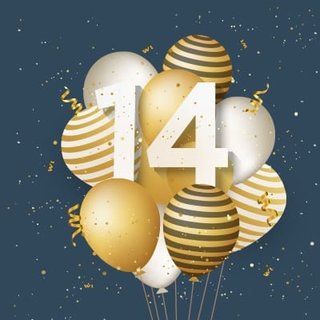 Vier de 14e verjaardag in stijl met onze feestelijke versiering en decoratie!