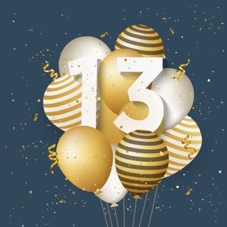 Hiep Hiep Hoera! 13 Jaar Feestelijk versierd en Gedecoreerd!