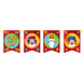 Partyxplosion Slinger Papier Welkom Sint & Piet 6 Meter Partyxplosion Slinger Papier Welkom Sint & Piet 6 Meter