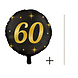 Paperdreams Folieballon 60 Jaar Zwart | Goud 46CM Paperdreams Folieballon 60 Jaar Zwart | Goud 46CM