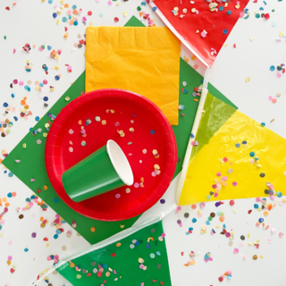 Rood, Geel, Groene Tafeldecoratie om te smikkelen!