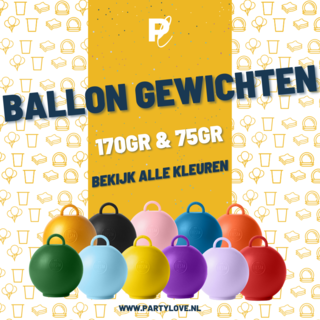 Ballon Gewicht voor jou Ballonnen Kopen?