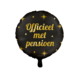 Paperdreams Folieballon Officieel met Pensioen Zwart | Goud 46CM Paperdreams Folieballon Officieel met Pensioen Zwart | Goud 46CM