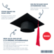 Party Love NL Premium Afstudeerhoedje U.S.A. Original 29cm x 29cm Rode Tassel Party Love NL Premium Afstudeerhoedje U.S.A. Original 29cm x 29cm Rode Tassel