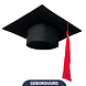 Party Love NL Premium Afstudeerhoedje U.S.A. Original 29cm x 29cm Rode Tassel Party Love NL Premium Afstudeerhoedje U.S.A. Original 29cm x 29cm Rode Tassel