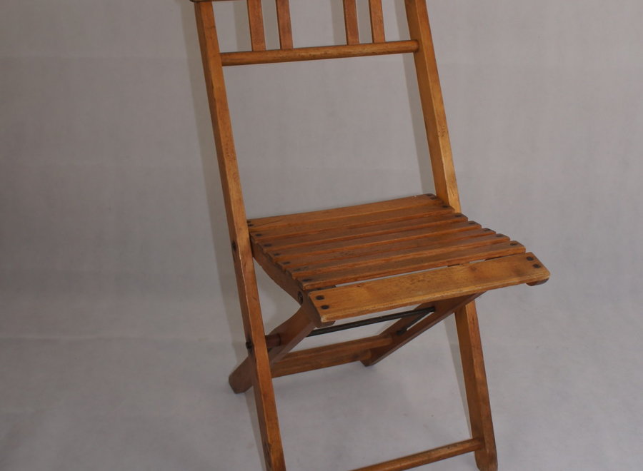 Folding chair from France - 2 ° half 20 ° Century