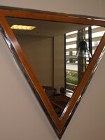 Driehoekige spiegel in Art Deco - stijl