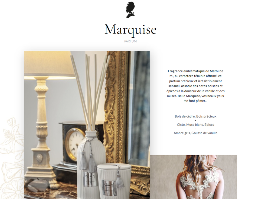 "Mathilde M" wardrobe fragrance giftbox - Marquise