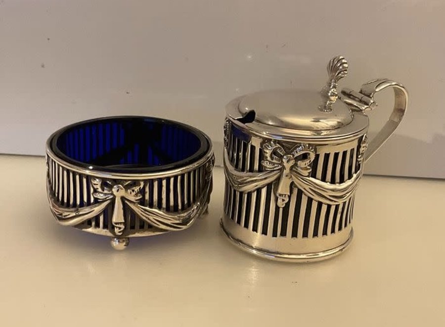 2 piece condiment set - Sterling .925 Silver