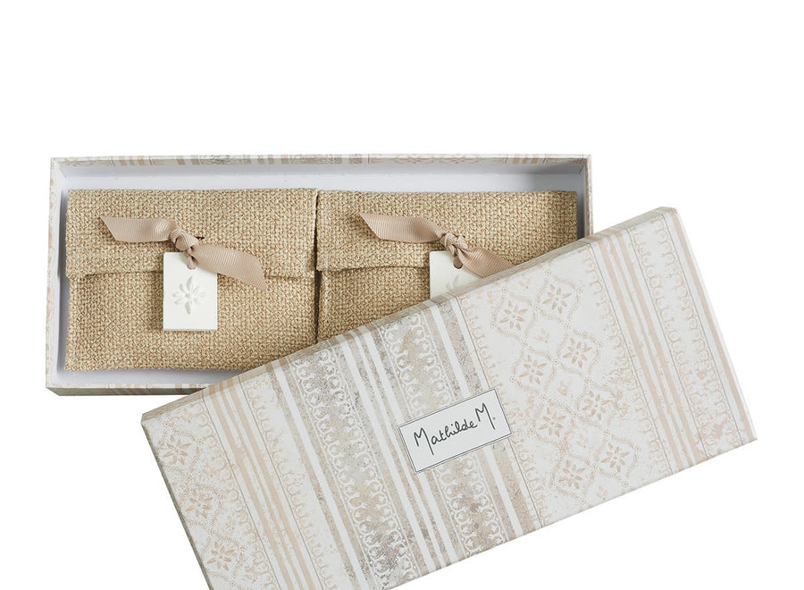 Gift box with 2 fragrance sachets Palazzo Bello - Figuier Dolce