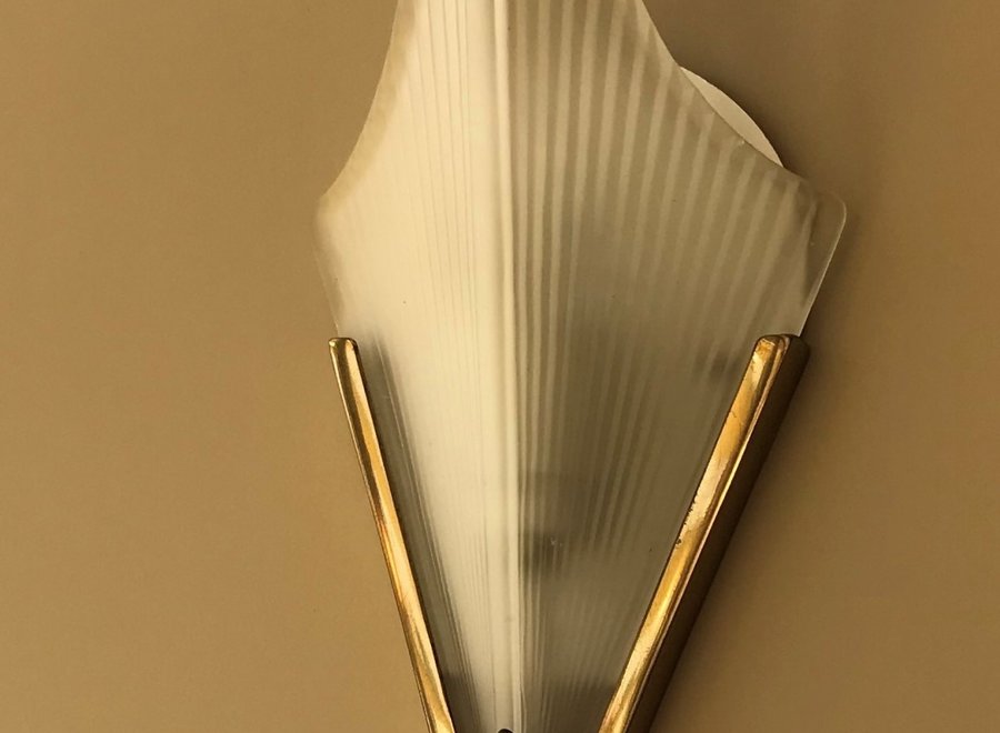 Wandlamp in Art deco - stijl