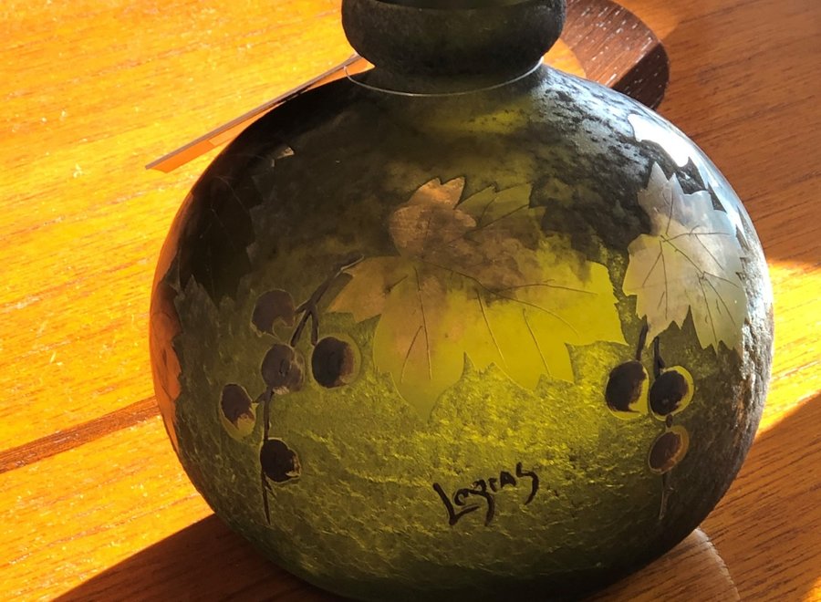 Art Nouveau vase  - signed "Legras"