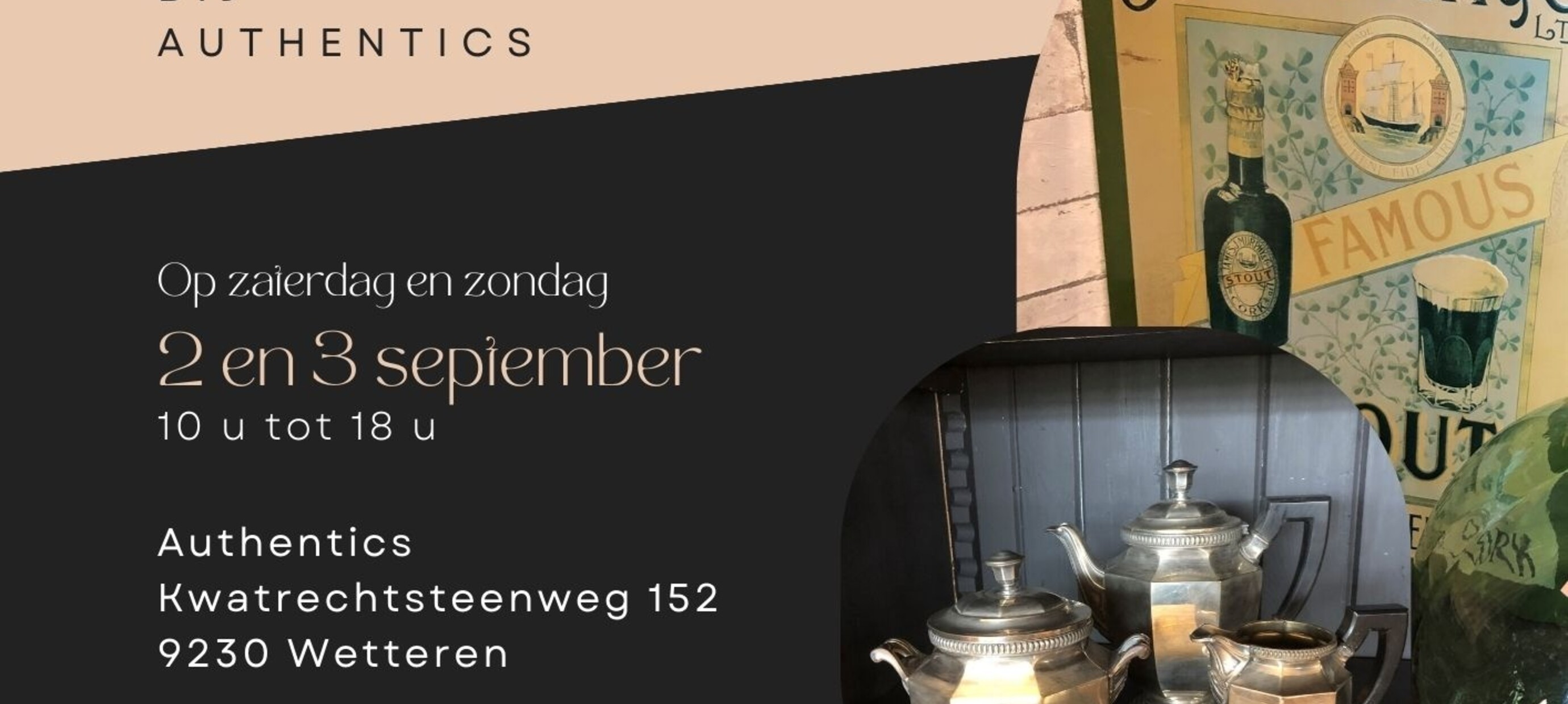 Opendeur eerste weekend van september 2023