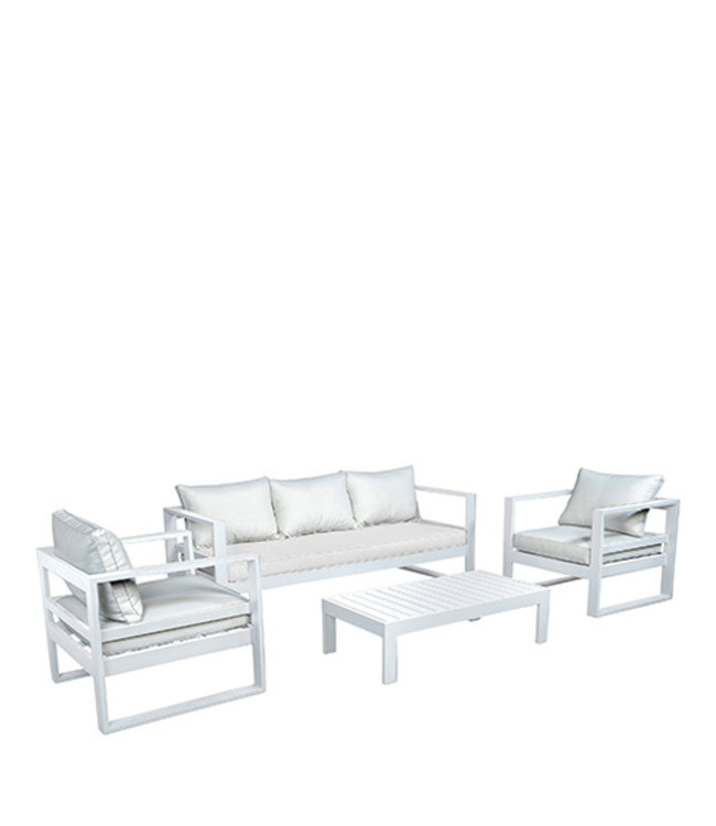 Beach7 Scaloppino 4 delige sofaset