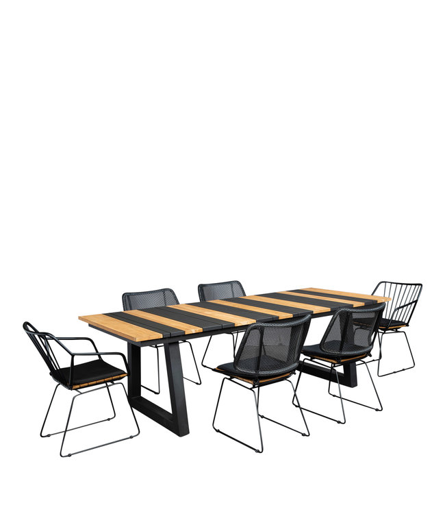 Guiño Yo eettafel 240 x 100 cm geschikt voor 6 tot 8 personen