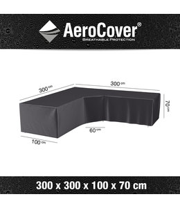 aero cover Aerocover loungesethoes hoek L-Vorm 300x300x100x70 cm